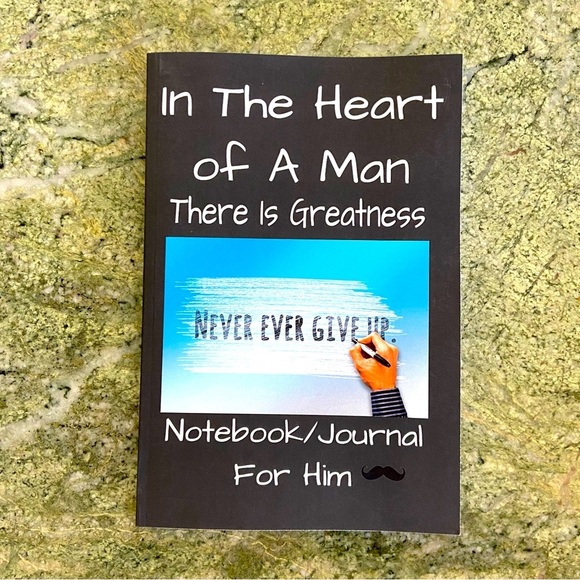 Notebook | Journal for Him. “In the Heart a Man There Greatness” - Picture 5 of 5